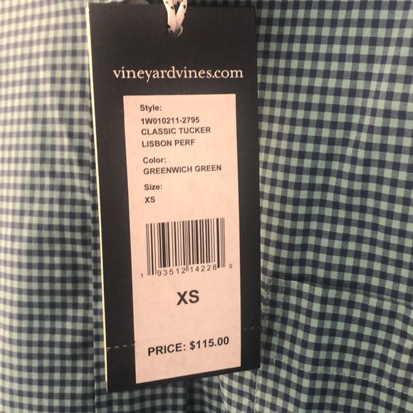 NWT Vineyard Vines Tucker Button-Down Whale Shirt - Picture 7 of 8